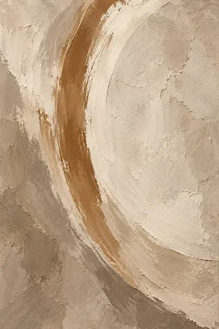 An enormous oval relief on a rough ground in stone, sand, taupe, cream; portrait artwork.