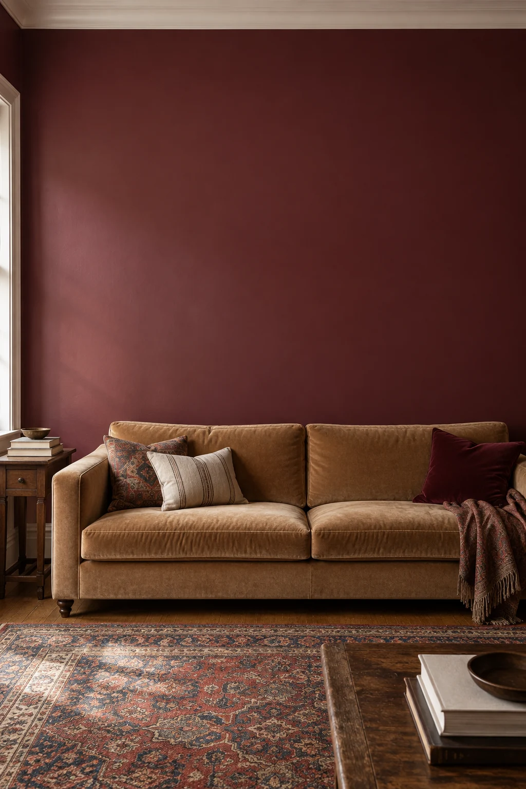 Burgundy townhouse