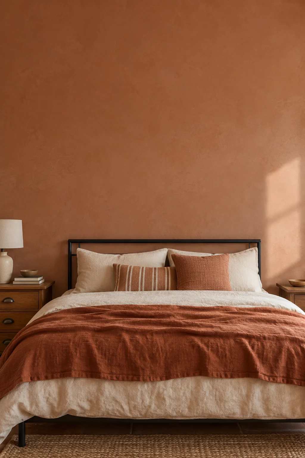 Terracotta guest room