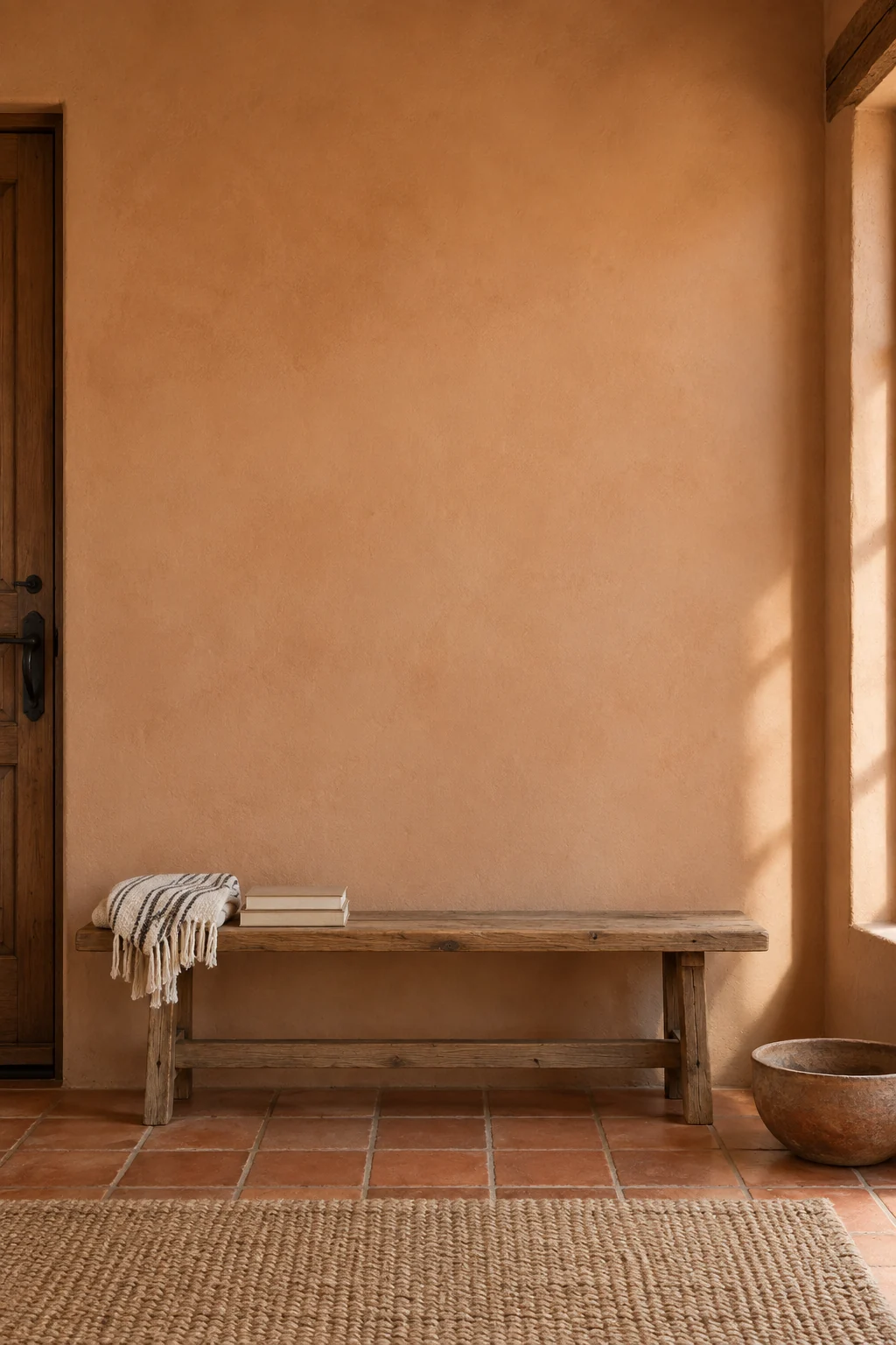 Clay plaster entry