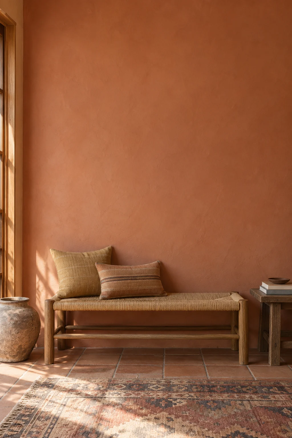 Terra-cotta reading room
