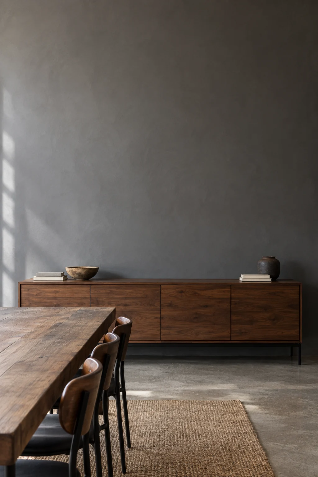 Graphite dining room