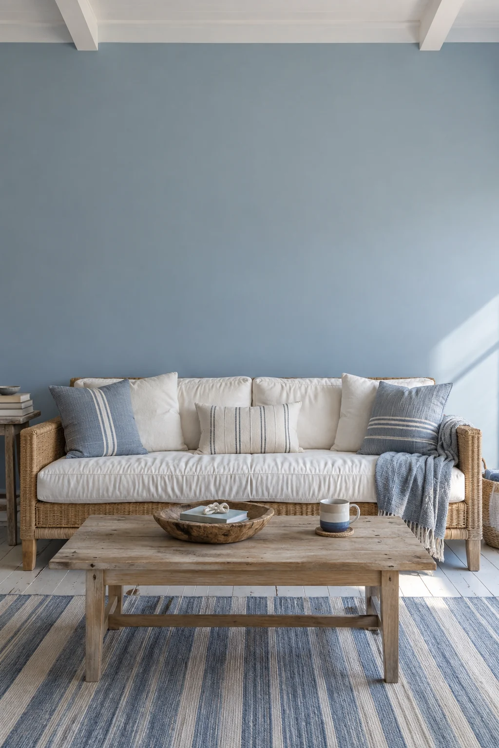 Denim coastal room