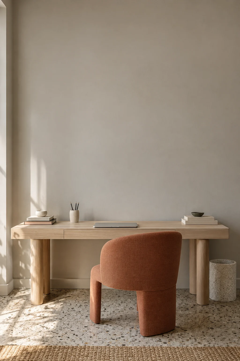 Grey concrete studio